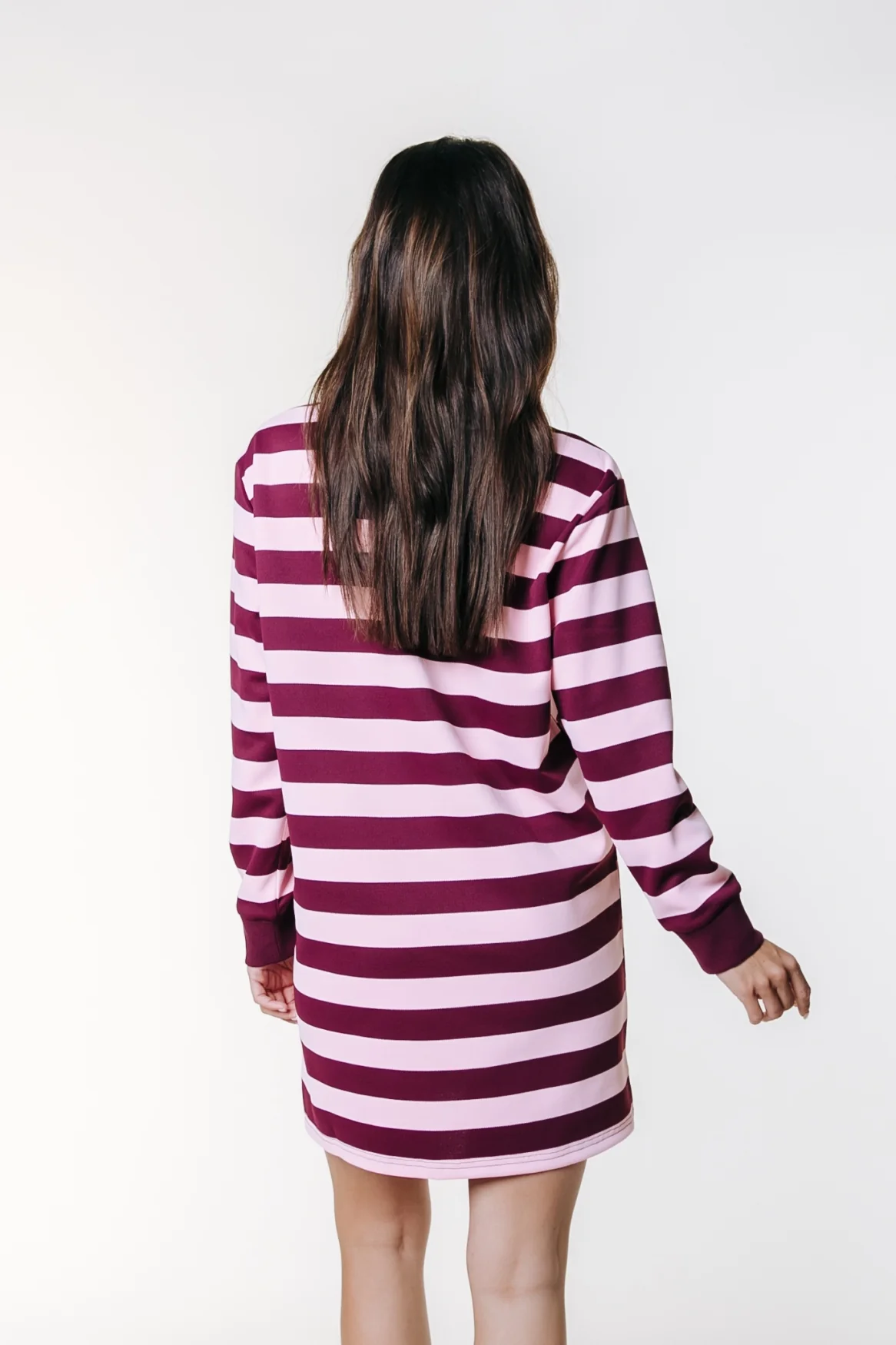 Ninny Polo Sweat Dress | Red - Image 3