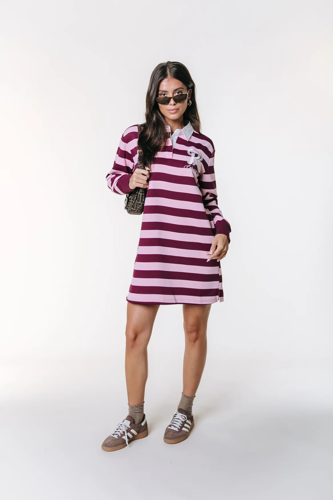 Ninny Polo Sweat Dress | Red - Image 4