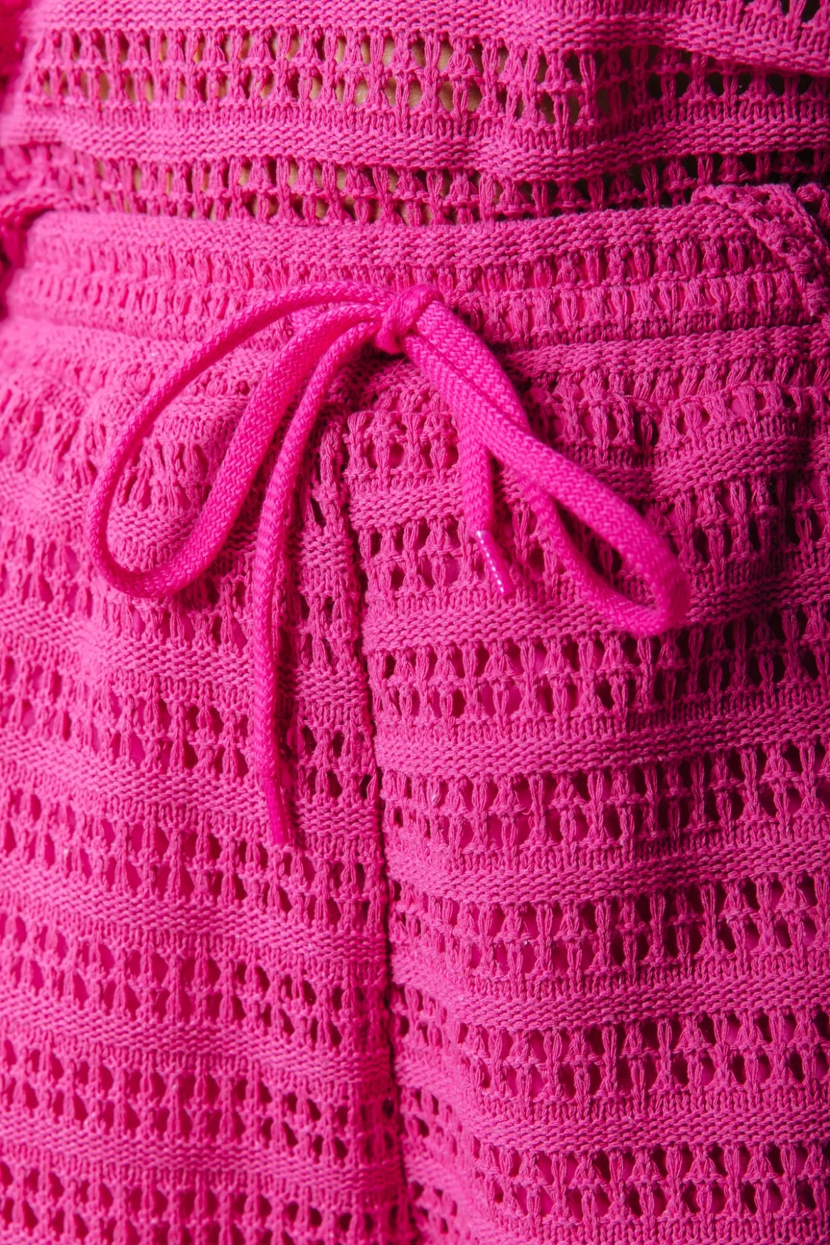 Norah Crochet Short | Dark fuchsia - Image 3
