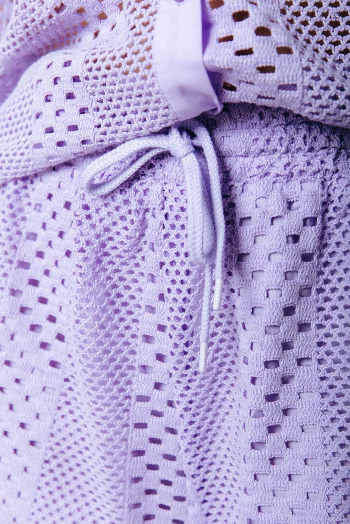 Norah Crochet Short | Light Lavender - Image 4