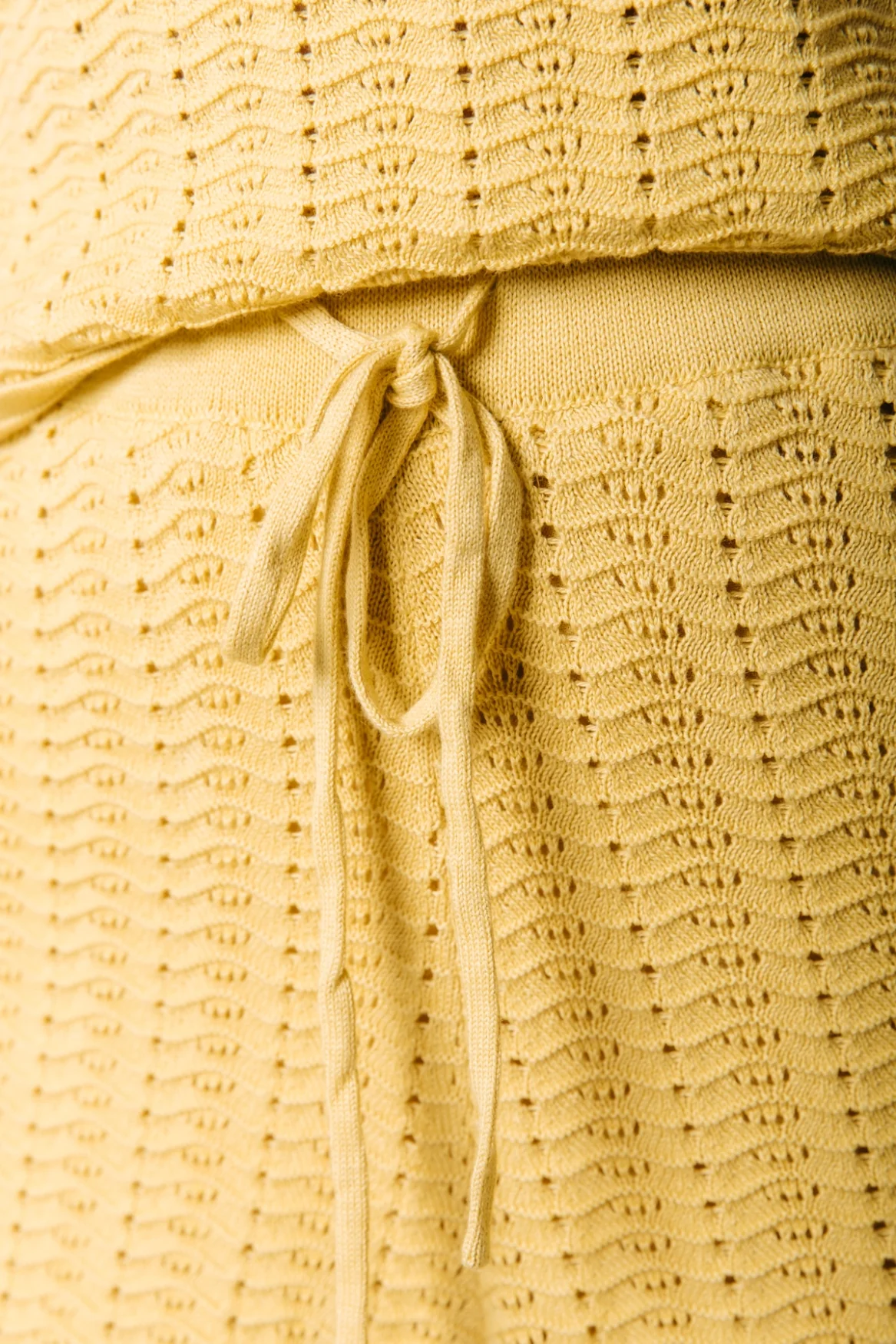 Norah Crochet Short | Warm yellow - Image 3