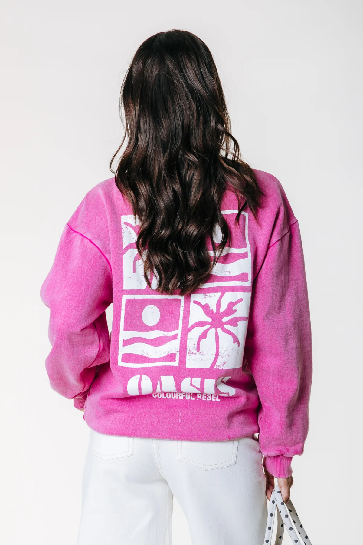 Oasis Sweat | Dark fuchsia - Image 4