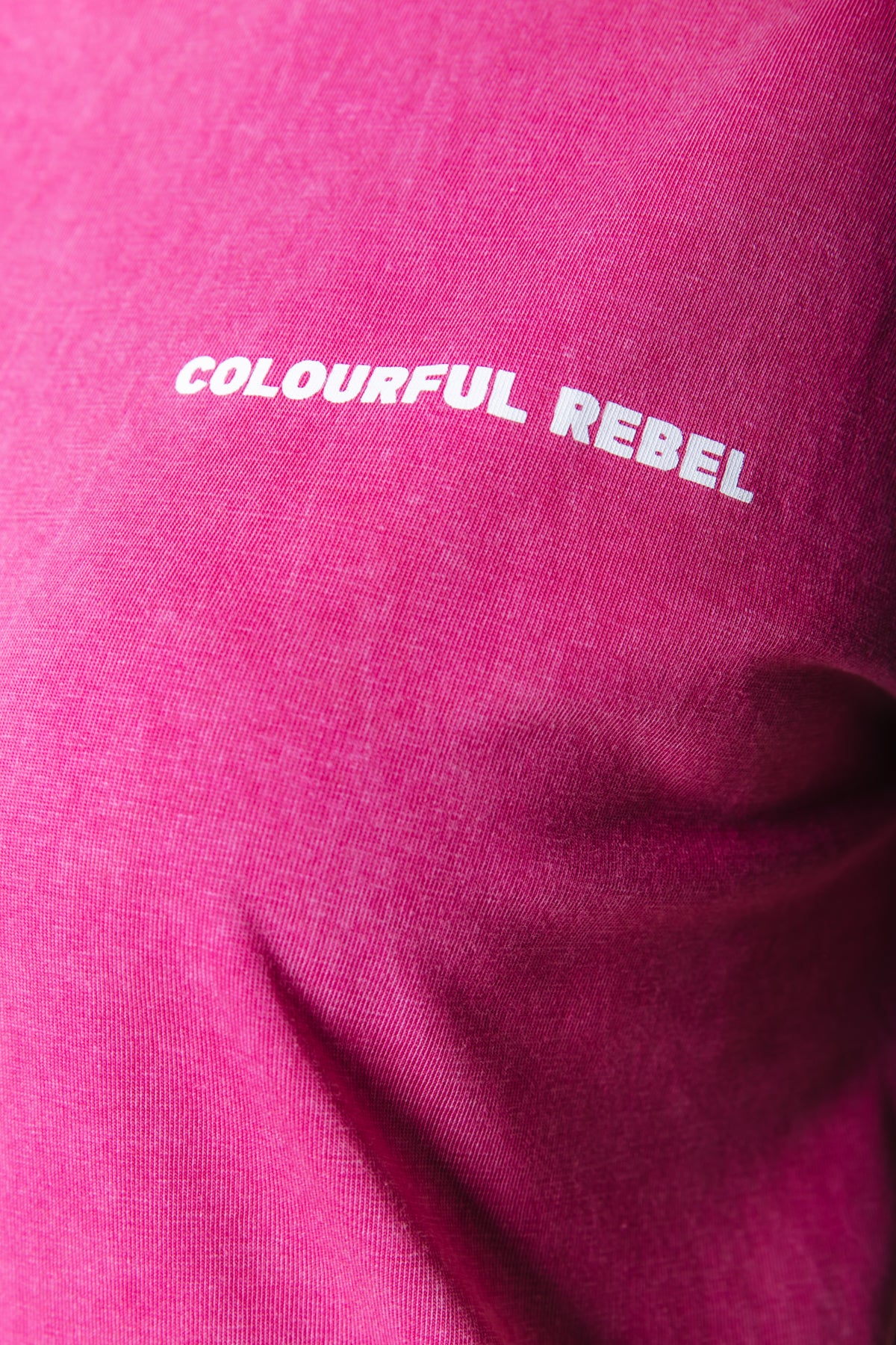 Oasis T-shirt | Dark fuchsia - Image 4
