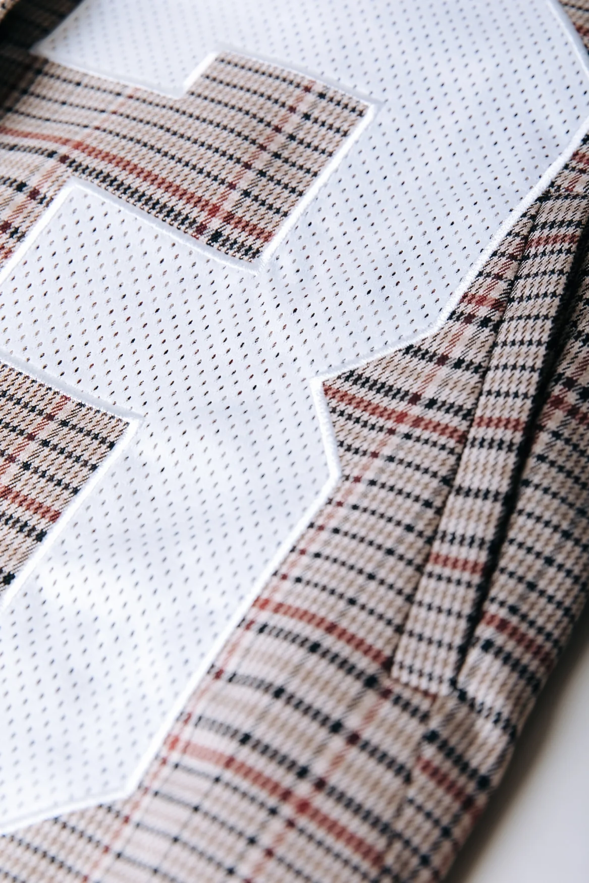 Paris Check Patch Blazer | Medium brown - Image 7