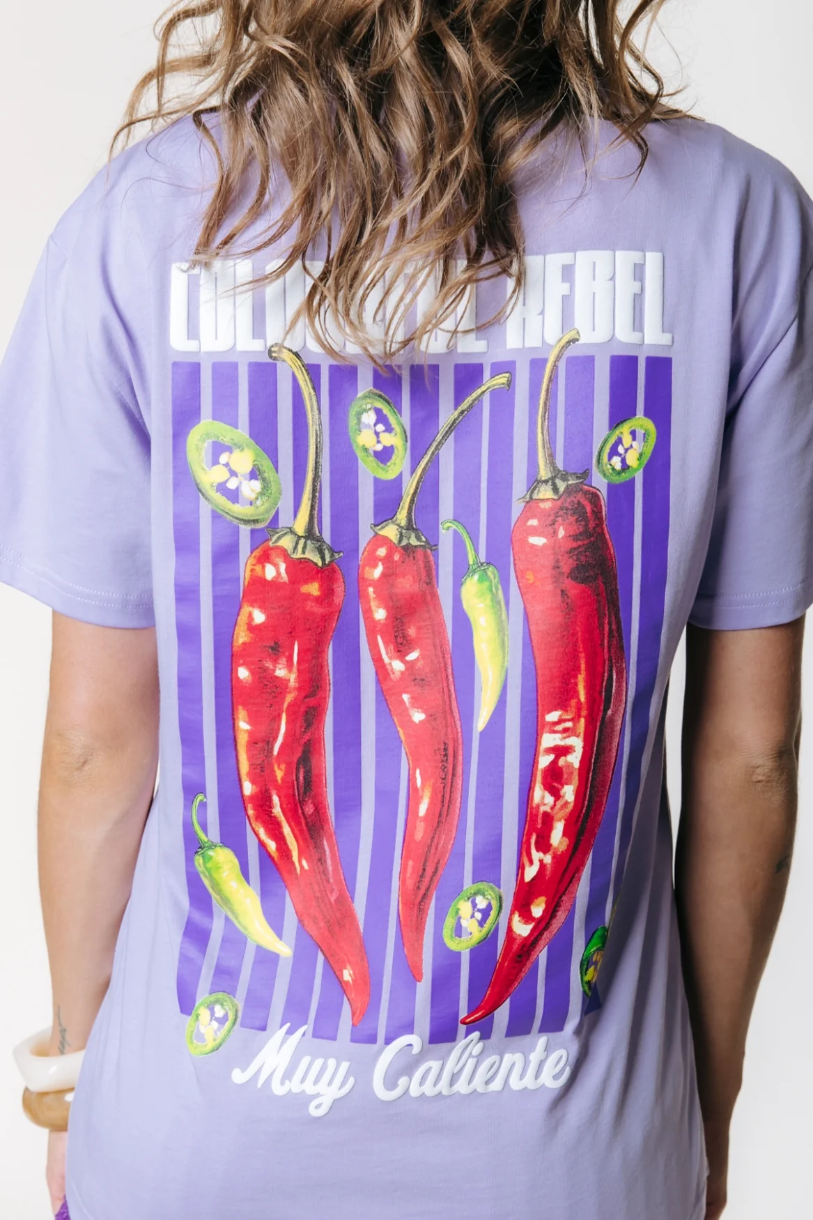 Peppers T-shirt | Lavender - Image 3