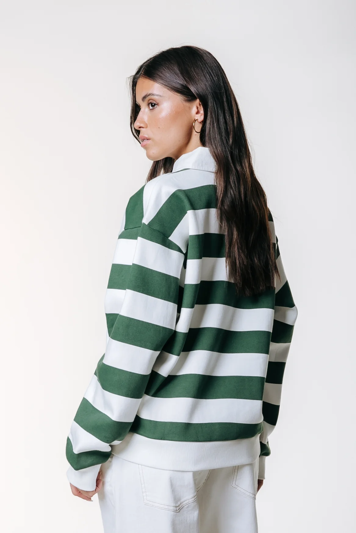 Polo Striped Sweat | Mint - Image 3