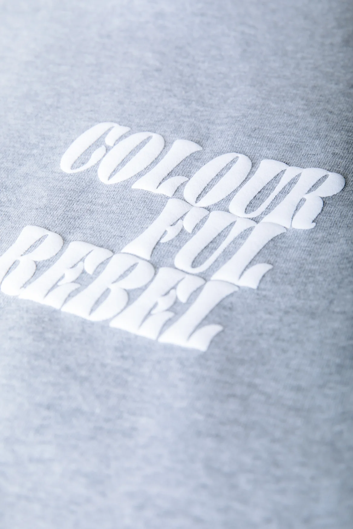 Poplin Cuff Sweat | Light grey melange - Image 4