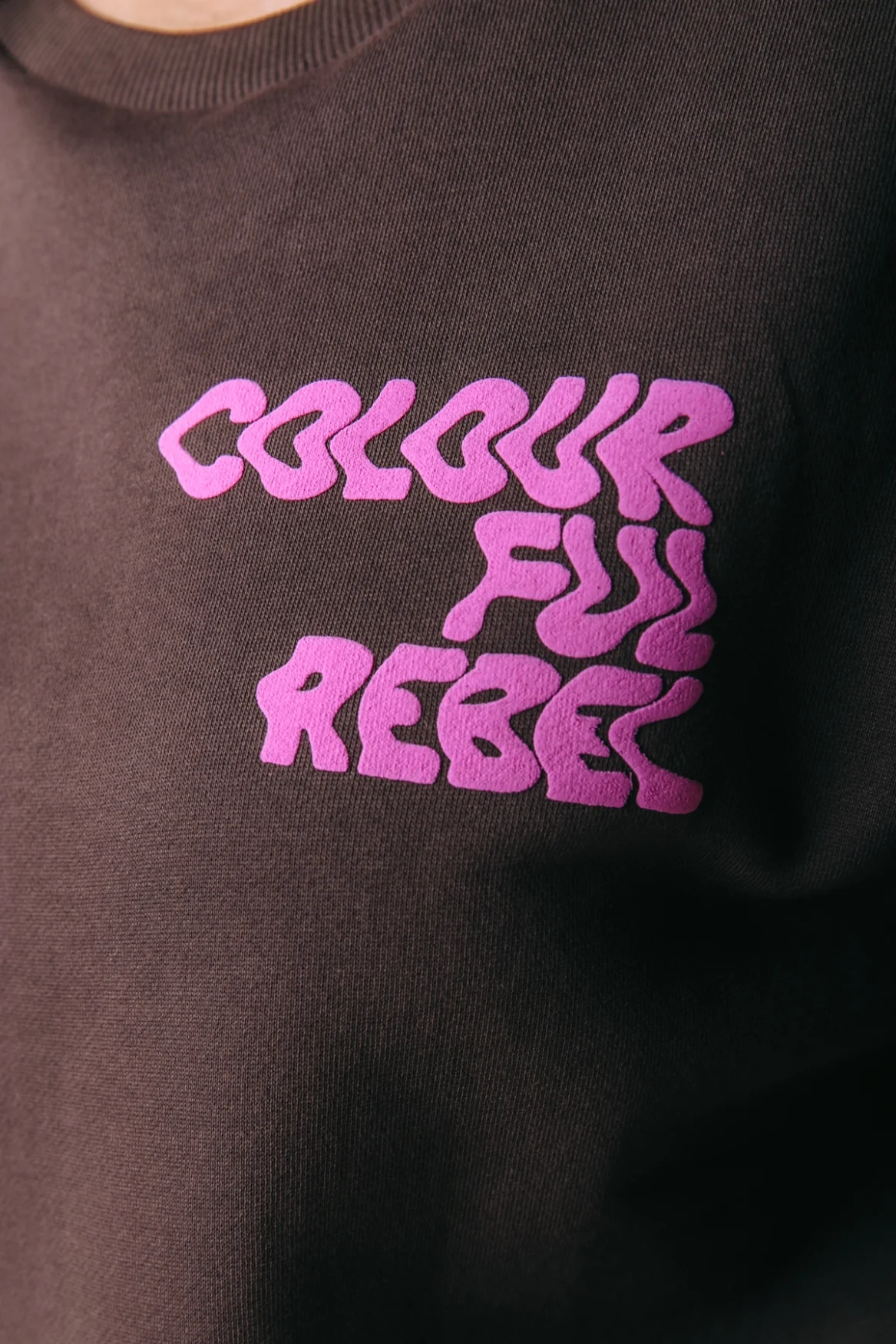 Puff Logo Relaxed Sweat | Chocolate Brown - Image 2