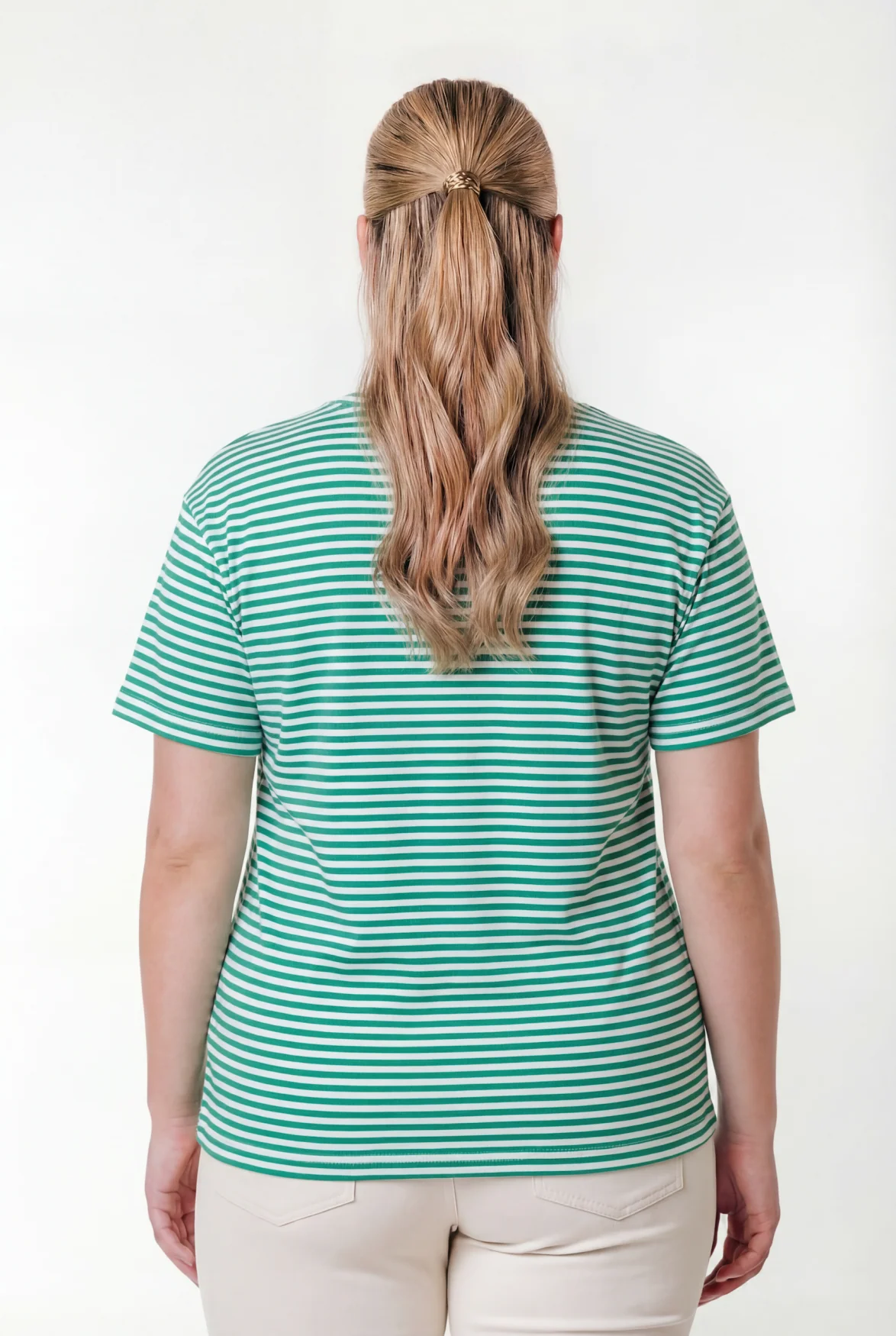 Puff Logo Stripe T-shirt | Off white - Image 2