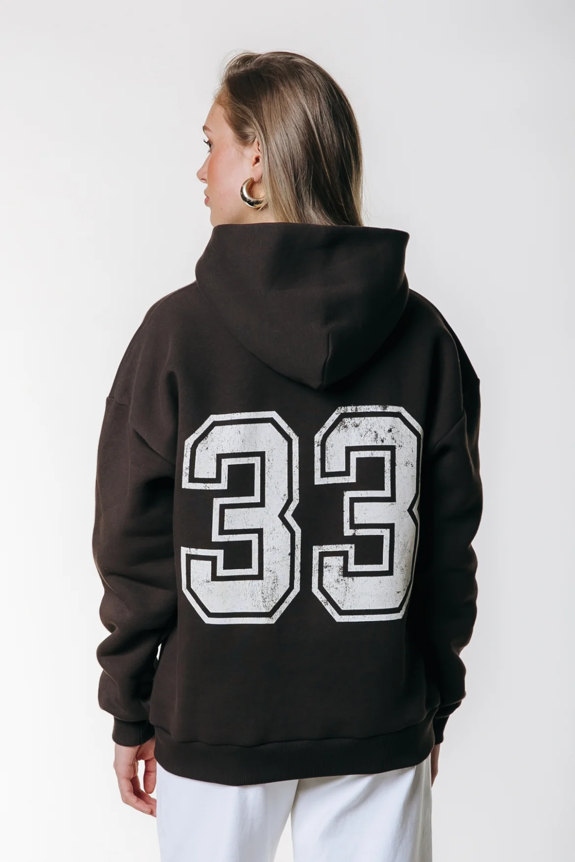 Rebel 33 Hoodie | Brown - Image 2