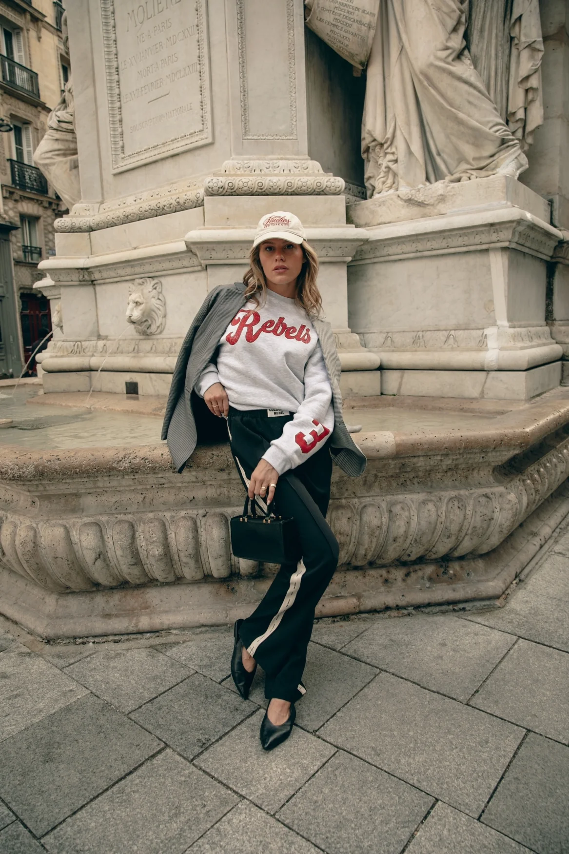 Rebel 33 Sweat | Light grey melange - Image 2