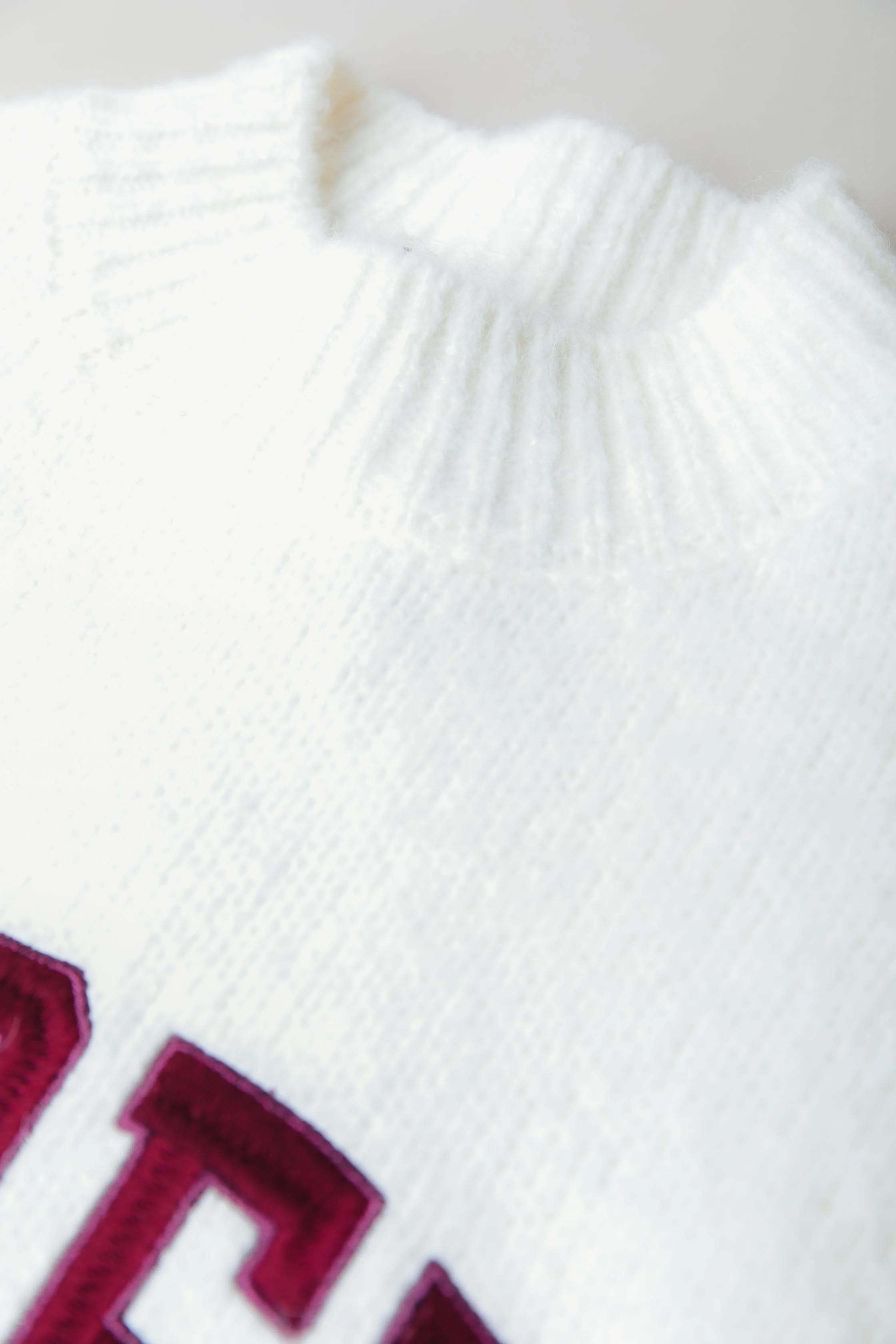 Rebel Crewneck Knitted Sweater | Off white - Image 6