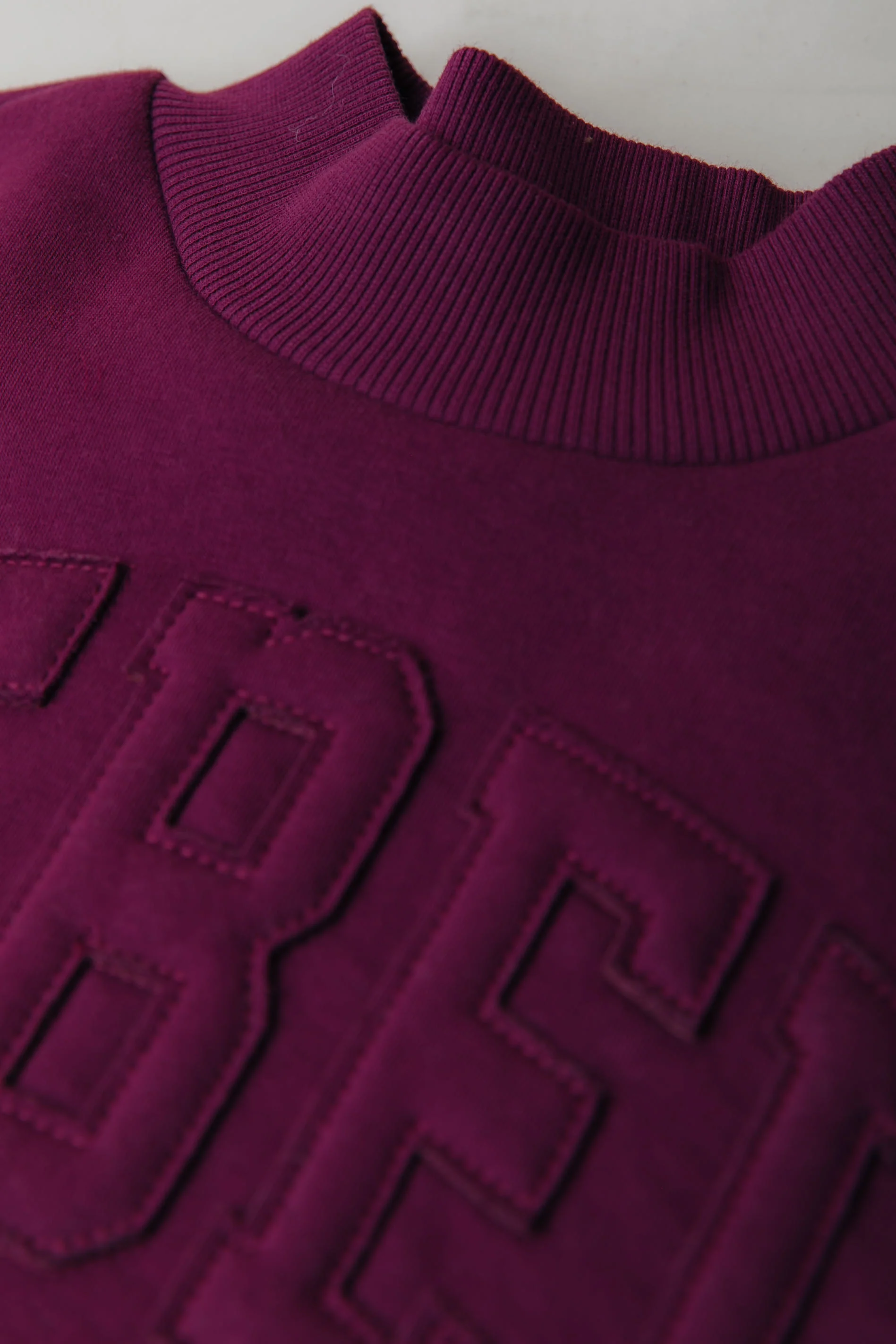 Rebel Patch Sweat | Merlot Red - Image 3