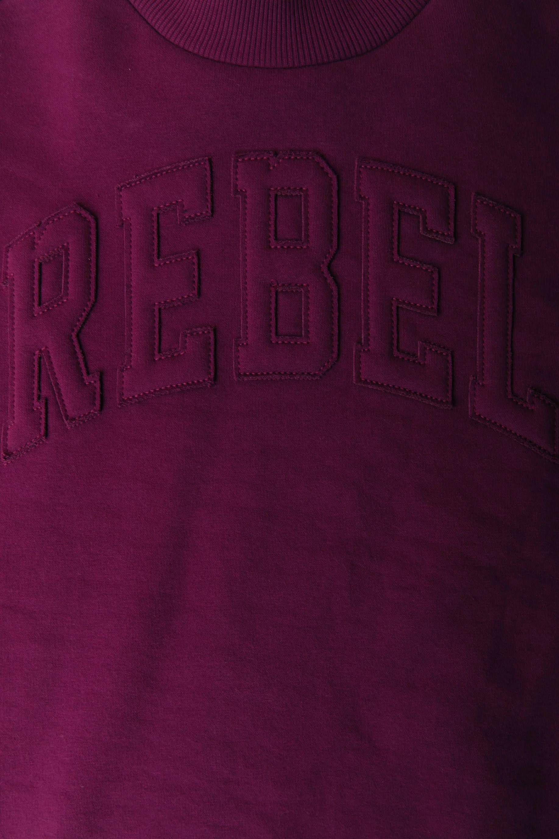 Rebel Patch Sweat | Merlot Red - Image 4