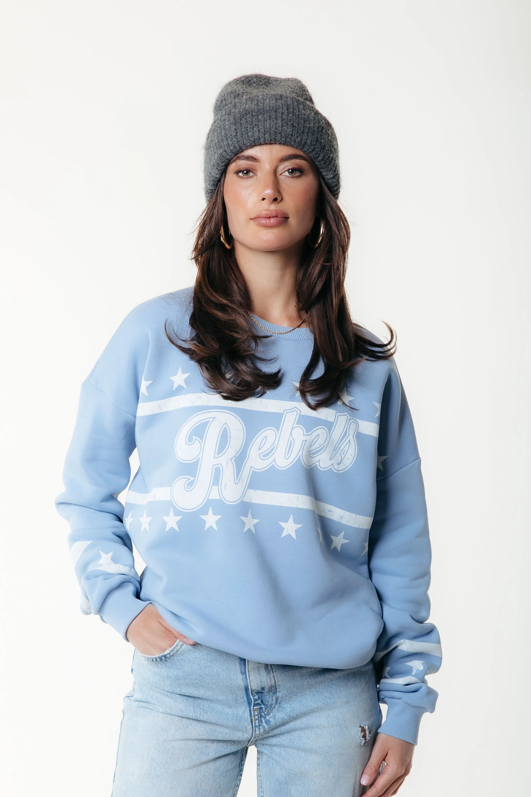 Rebels Stars Sweat | Halogen Blue