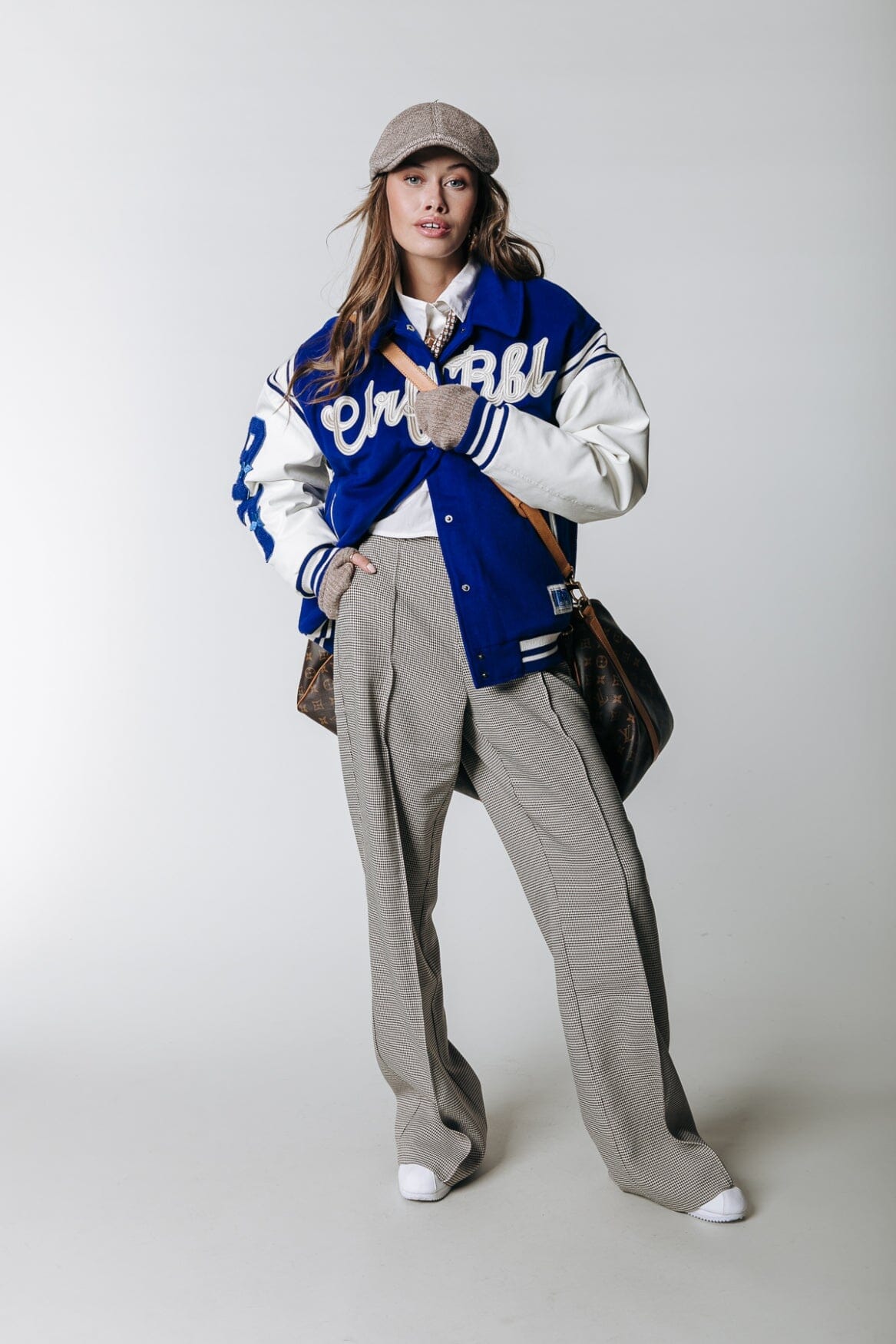 Rus Check Pants | Light brown - Image 2