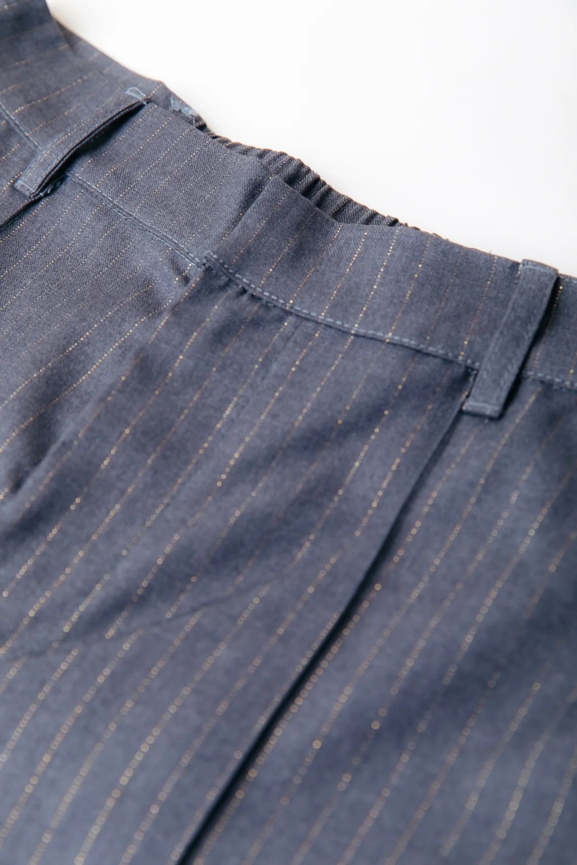Rus Pinstripe Pants | Dark grey - Image 4