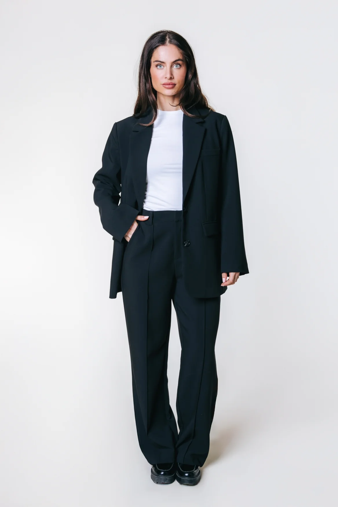 Rus Straight Pants | Black - Image 2