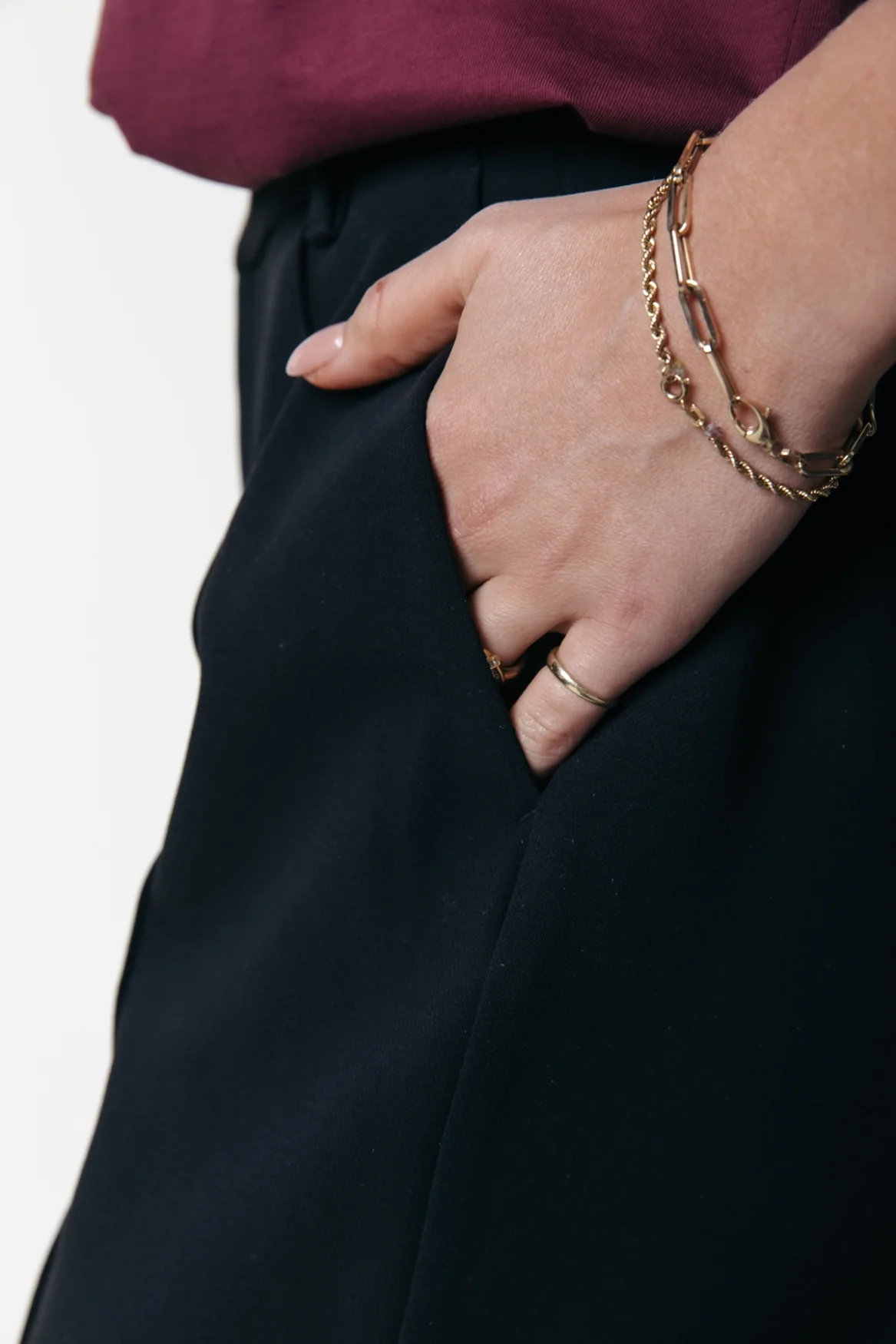 Rus Straight Pants | Black - Image 6