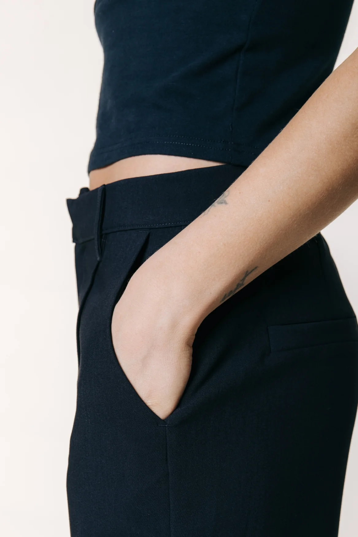 Rus Straight Pants | Dark Navy - Image 4