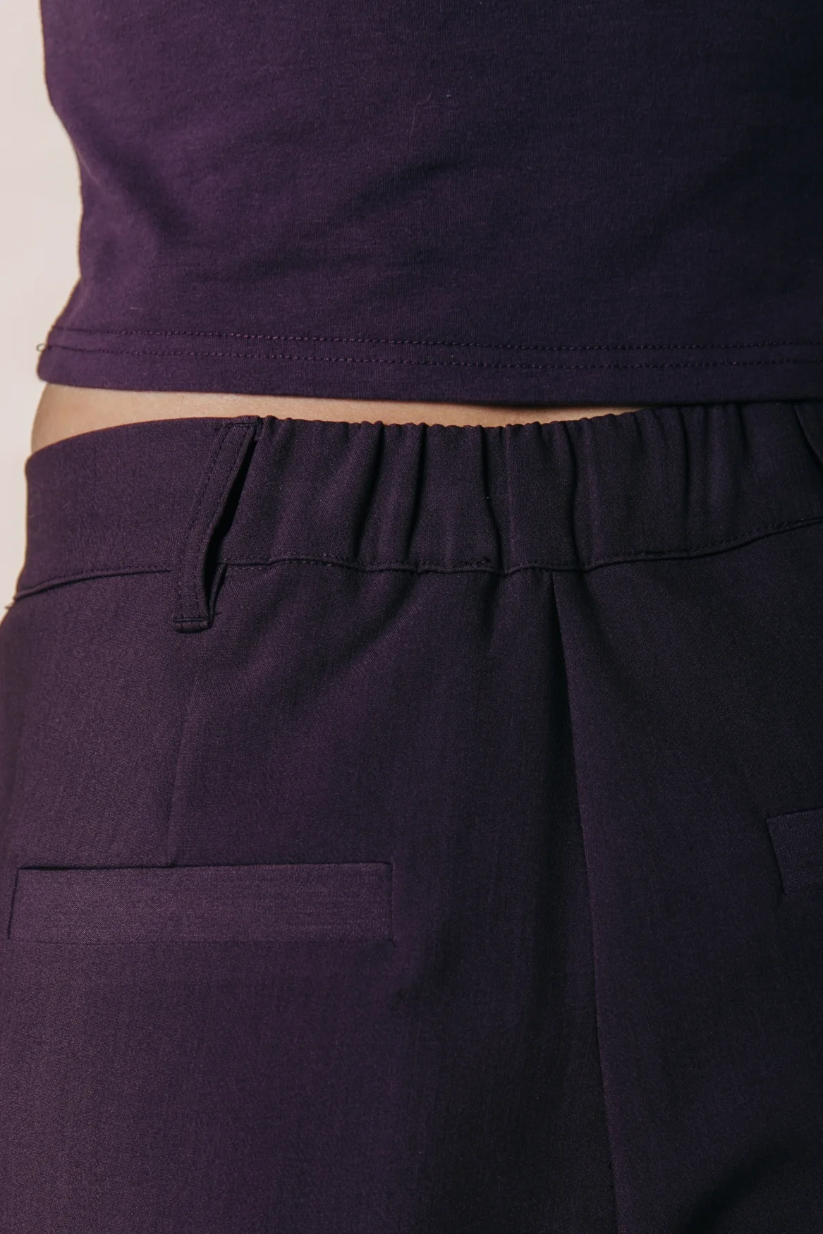Rus Straight Pants | Dark purple - Image 3