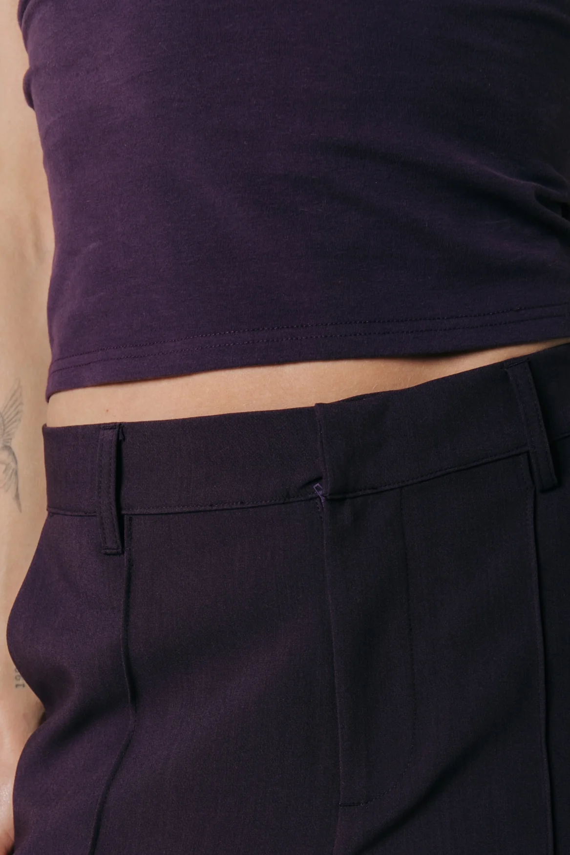 Rus Straight Pants | Dark purple - Image 5