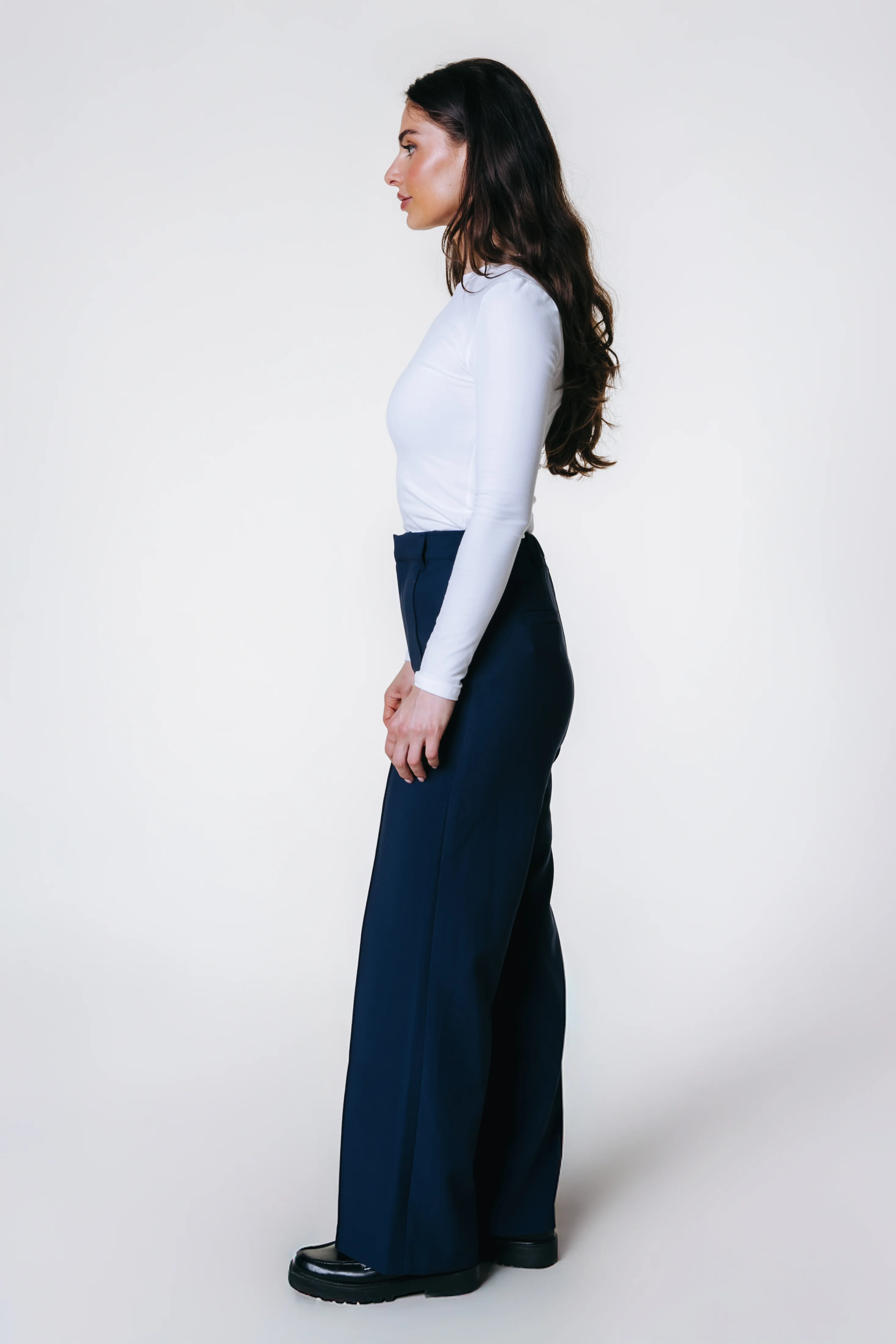 Rus Straight Pants | Dark Navy - Image 3