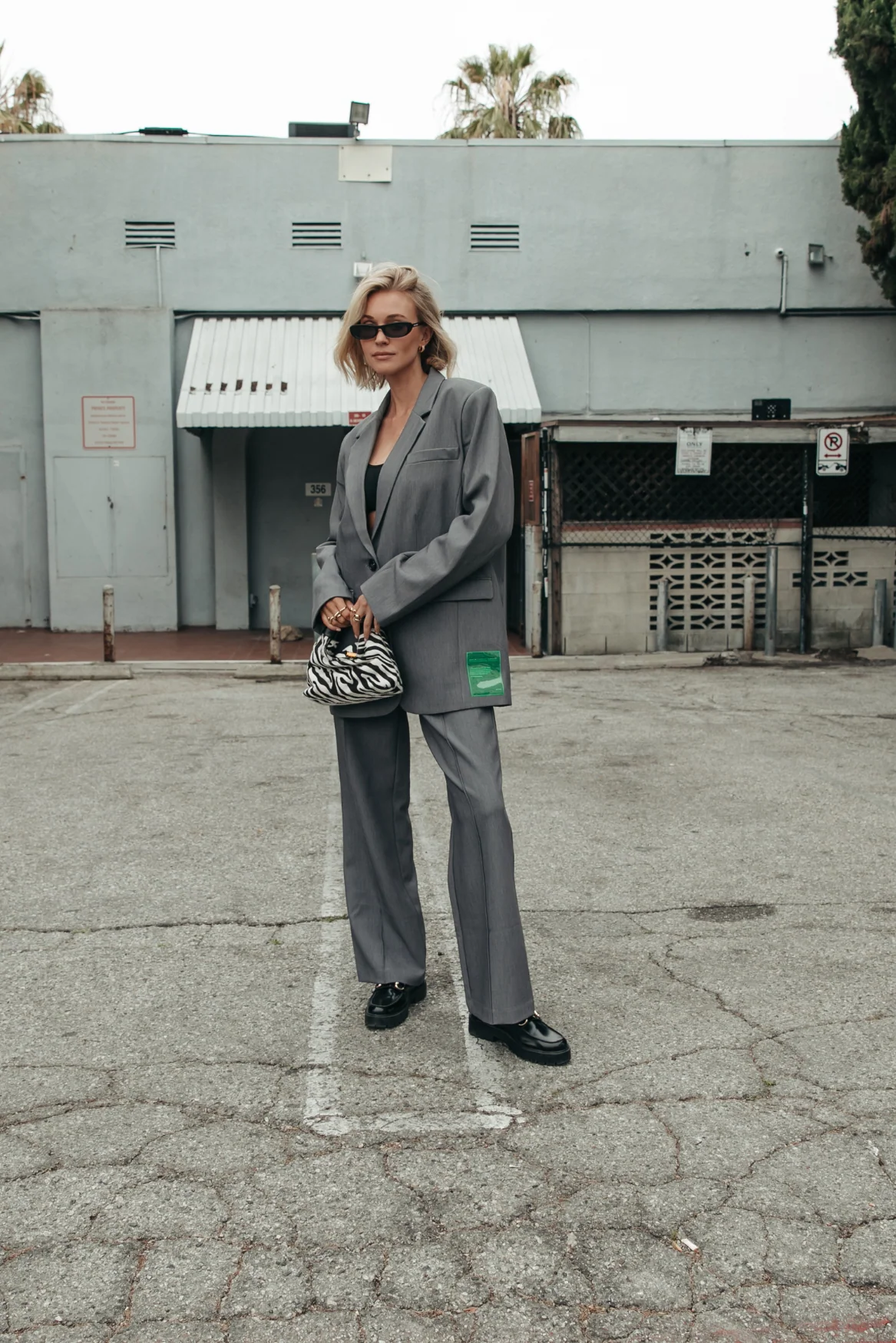 Rus Straight Pants | Grey - Image 10