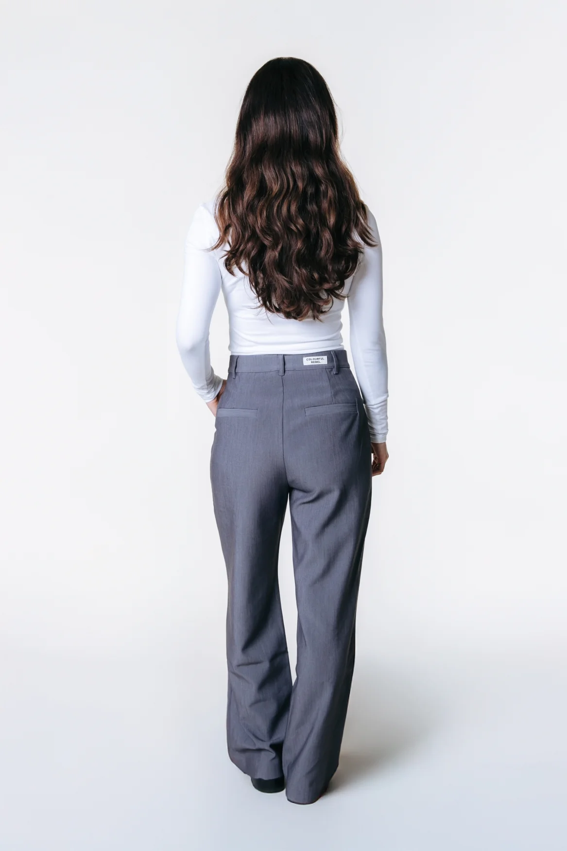Rus Straight Pants | Grey - Image 3