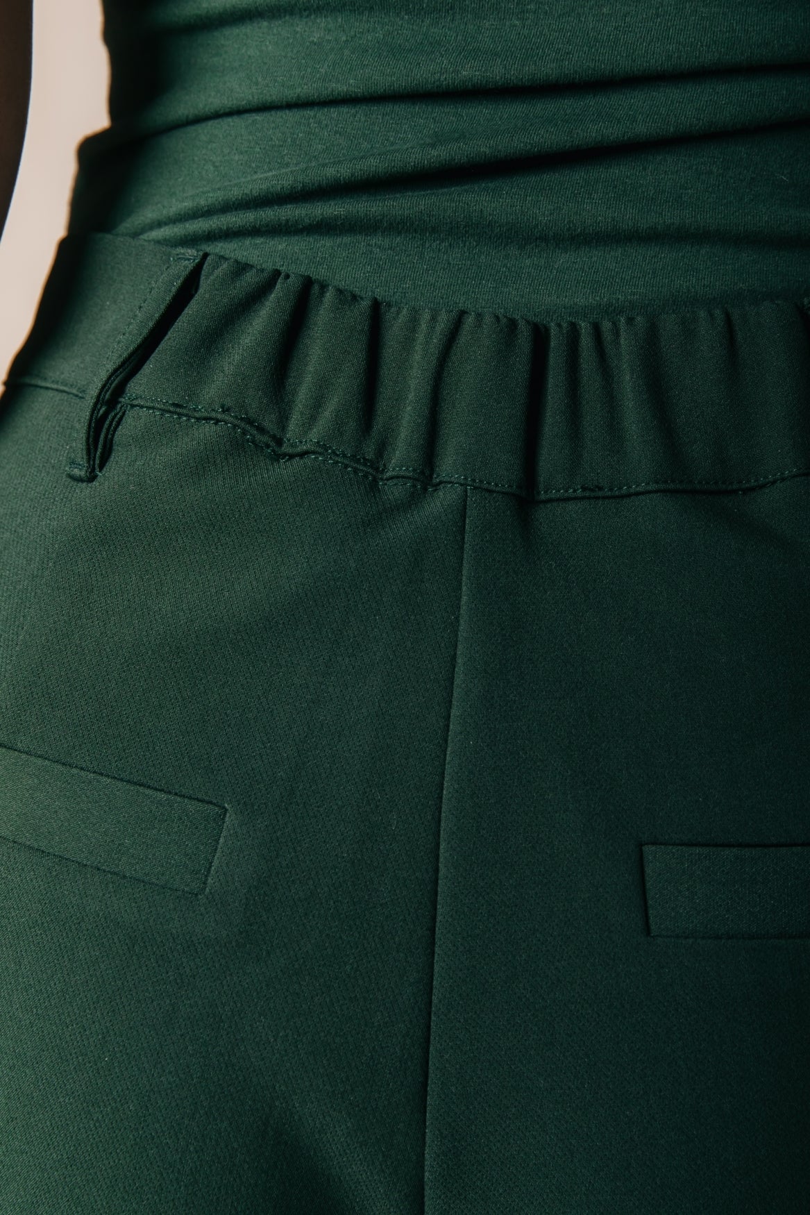 Rus Straight Pants | Dark green - Image 3
