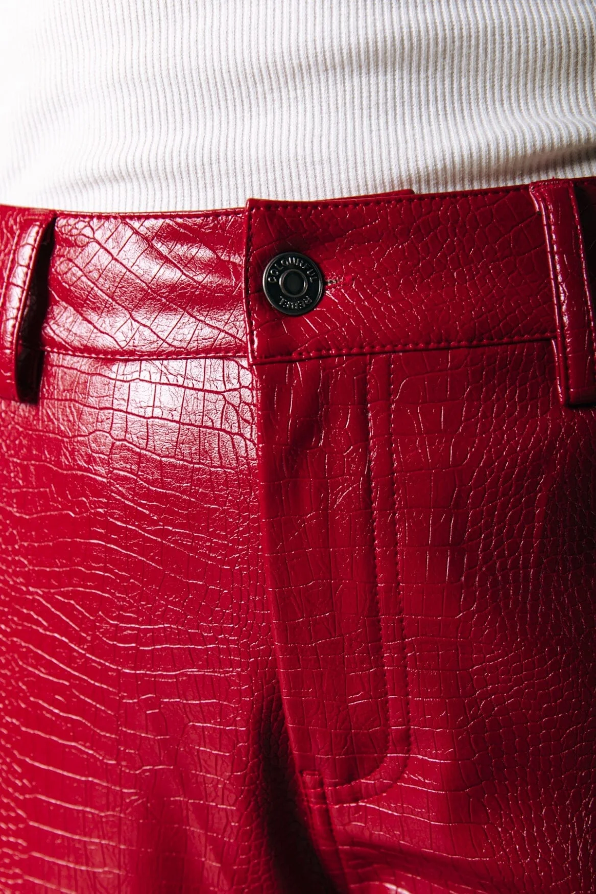Russy Croco Pants | Red - Image 5