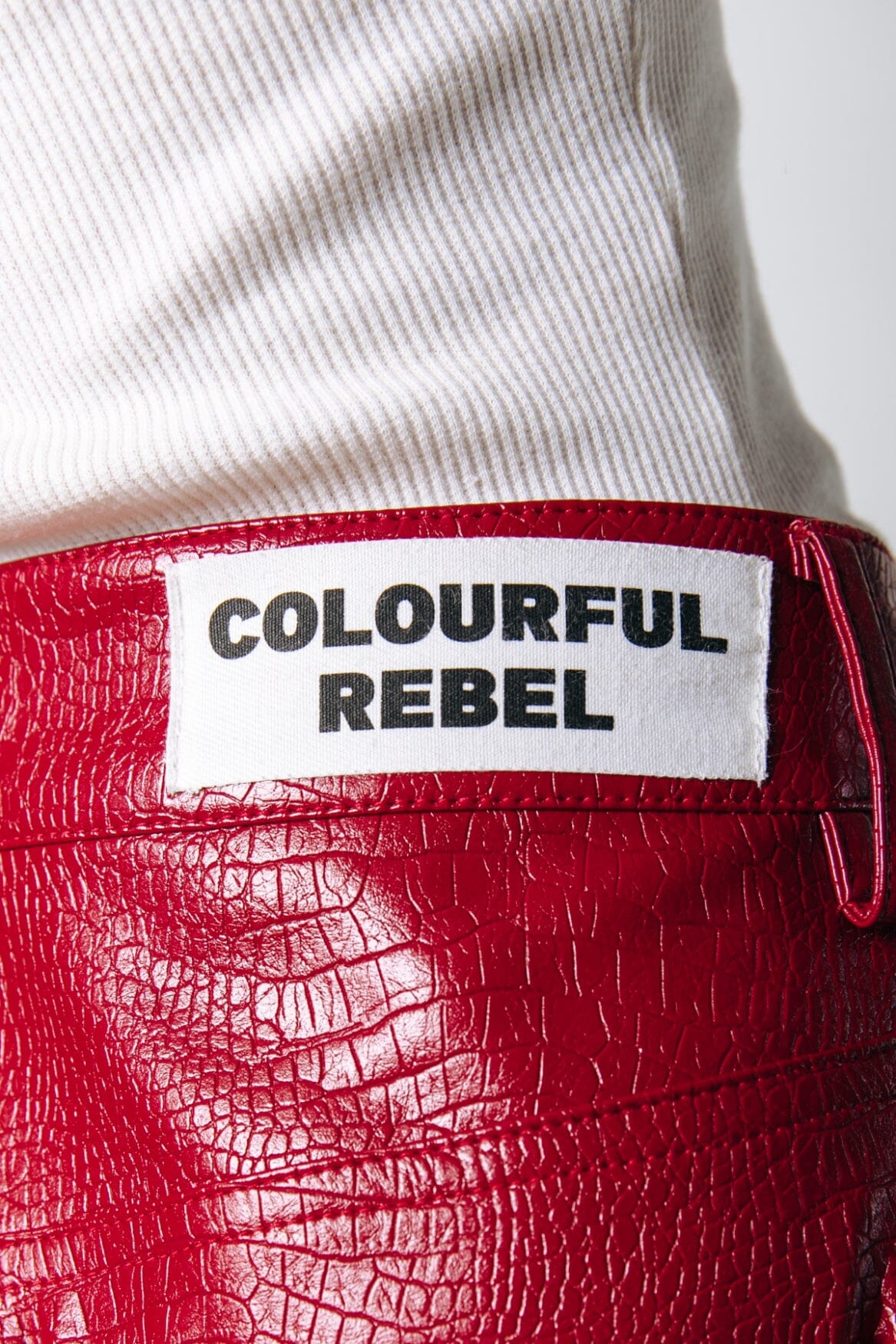 Russy Croco Pants | Red - Image 7