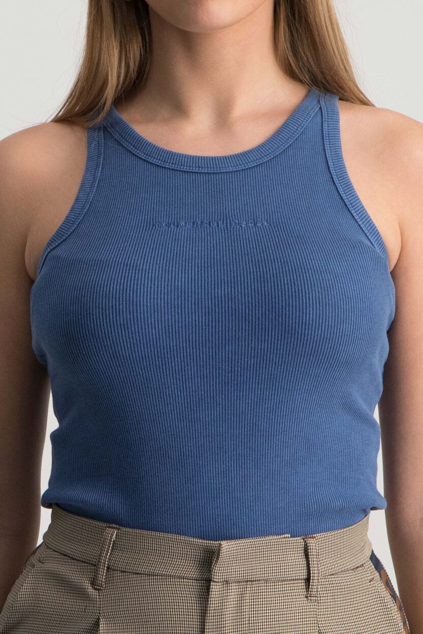 Sachi Rib Tanktop | Brown - Image 2