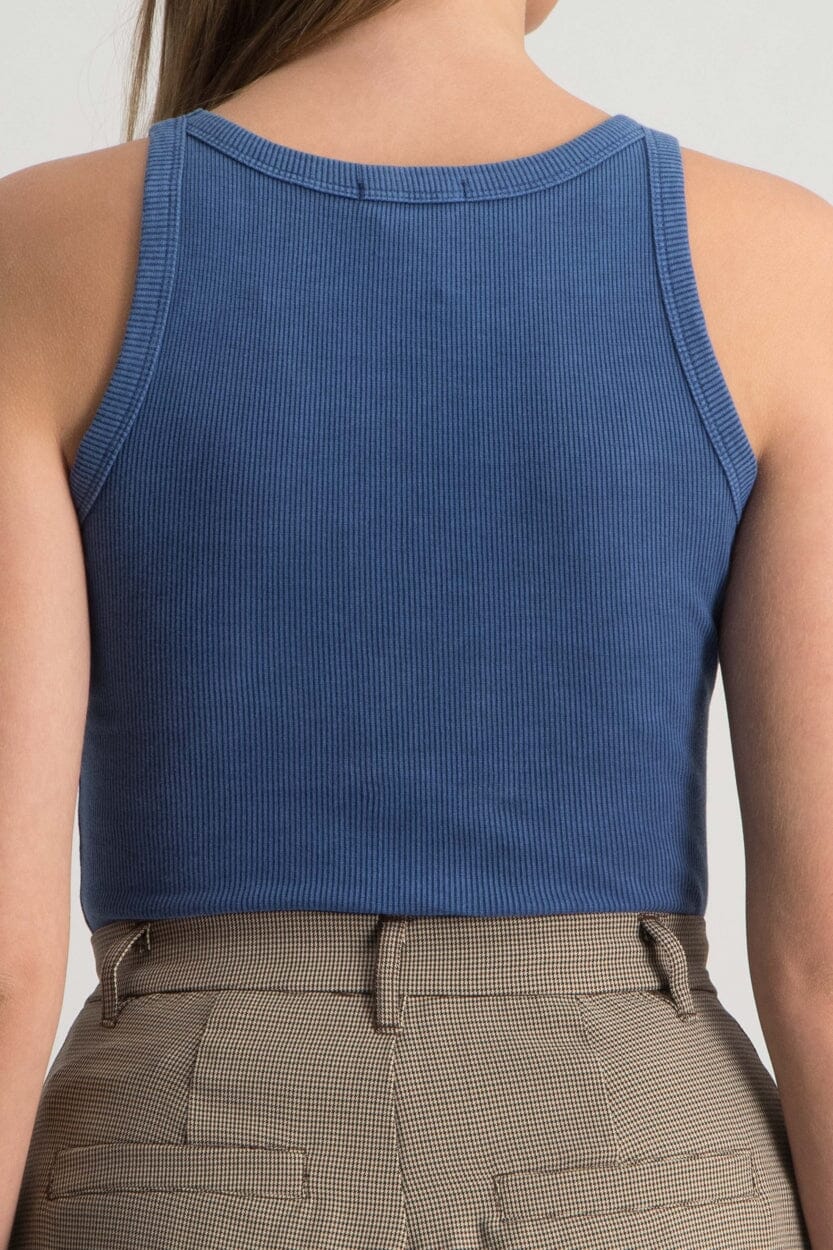 Sachi Rib Tanktop | Brown - Image 3