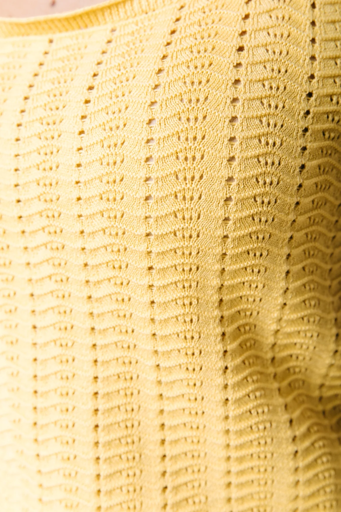 Sisi Crochet Sleeveless Top | Warm yellow - Image 2