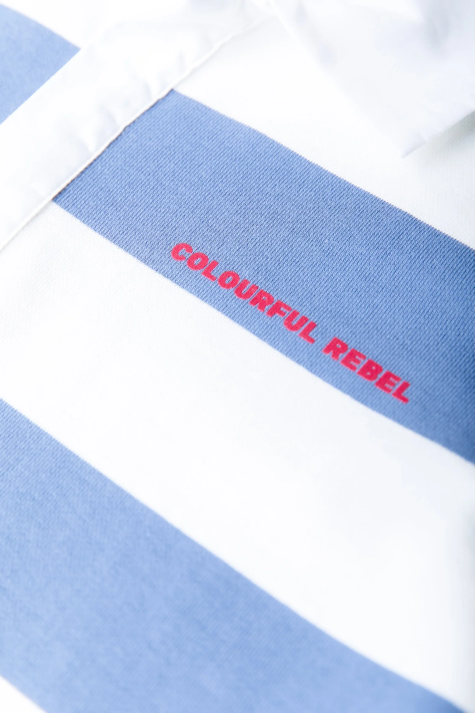 Skyler Striped 33 Polo | Medium blue - Image 4