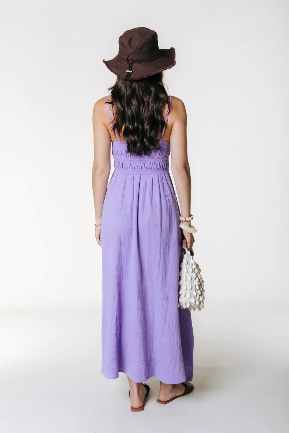 Sophie Uni Spaghetti Dress | Light Lavender - Image 2