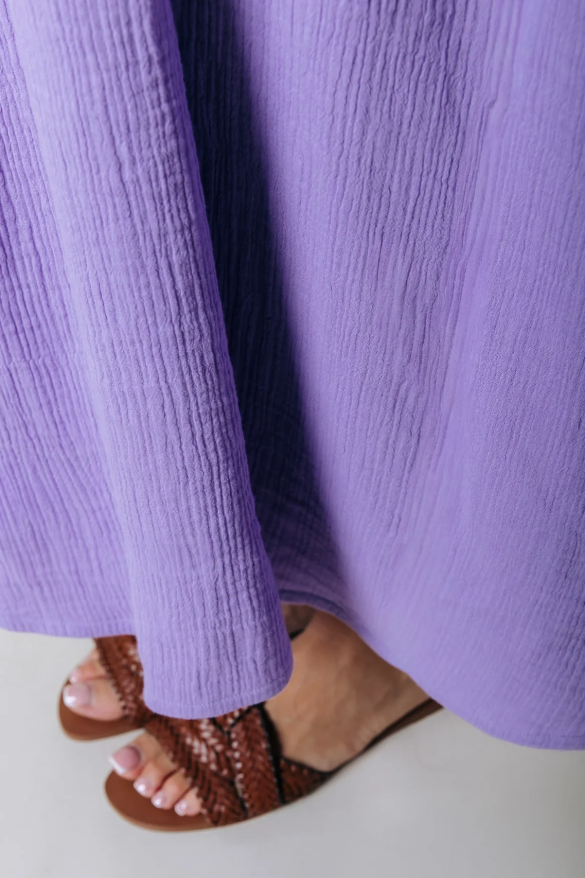 Sophie Uni Spaghetti Dress | Light Lavender - Image 5