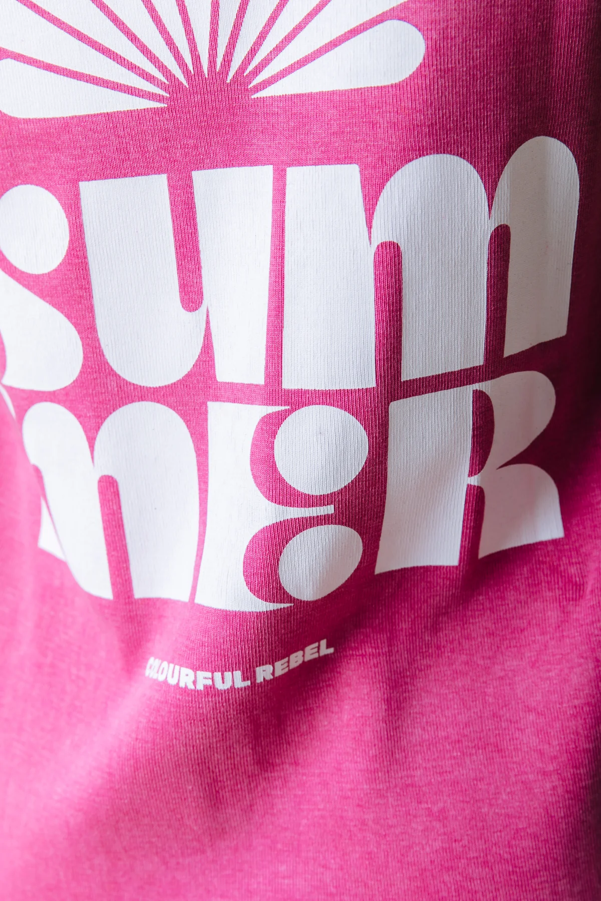 Summer Shell Padded Dress | Dark fuchsia - Image 3
