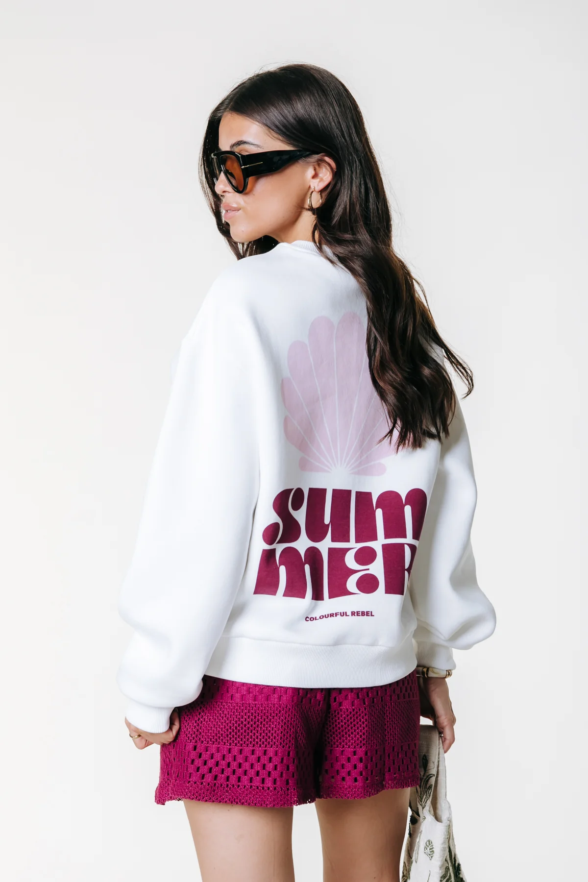 Summer Shell Sweat | Standard white