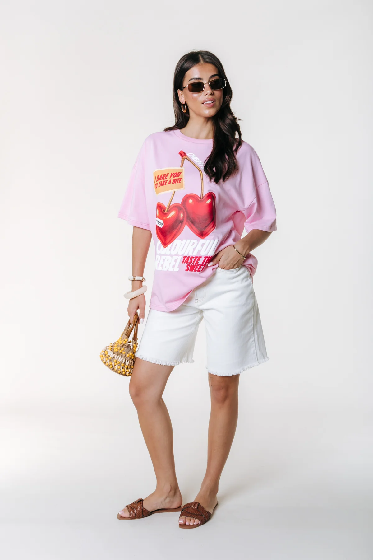 Sweet Cherry T-shirt | Fresh pink - Image 2