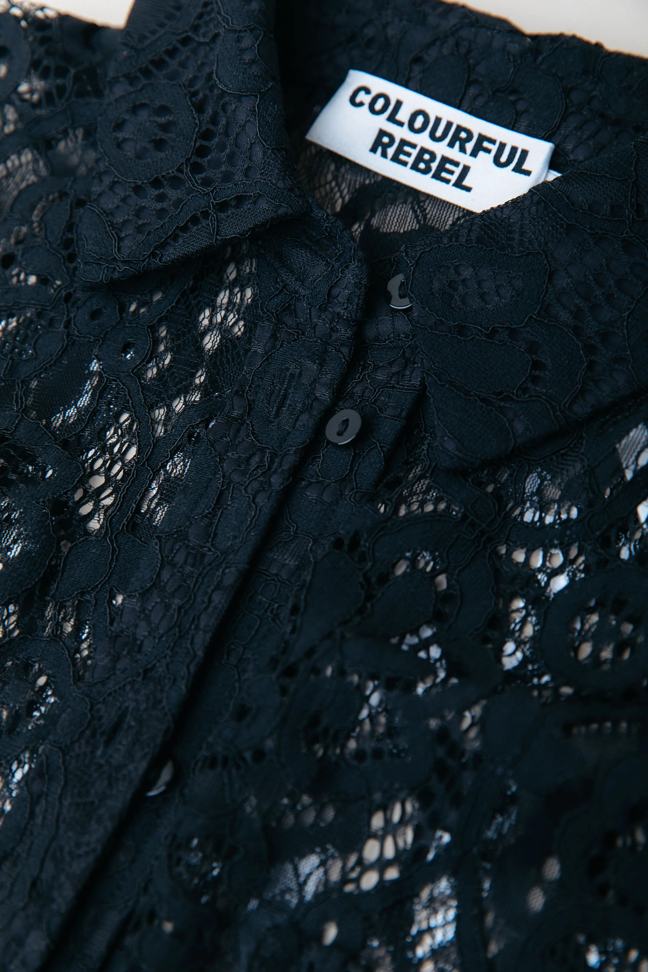 Talia Rebel 23 Lace Blouse | Black - Image 4