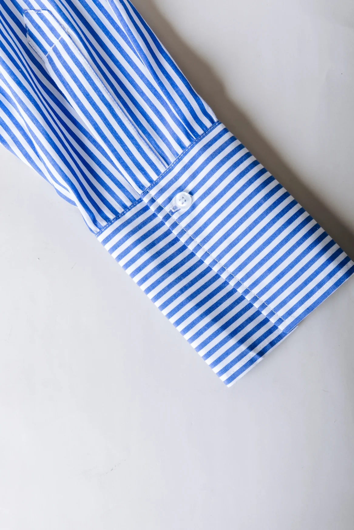 Talia Striped Blouse | White/ Blue - Image 8