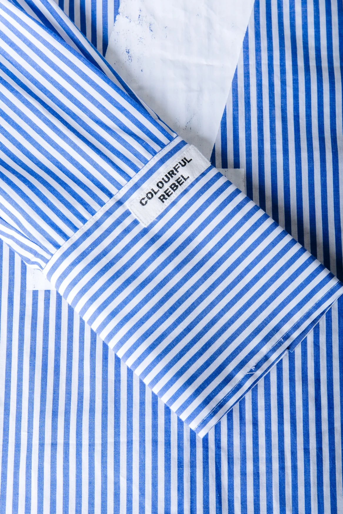 Talia Striped Blouse | White/ Blue - Image 9