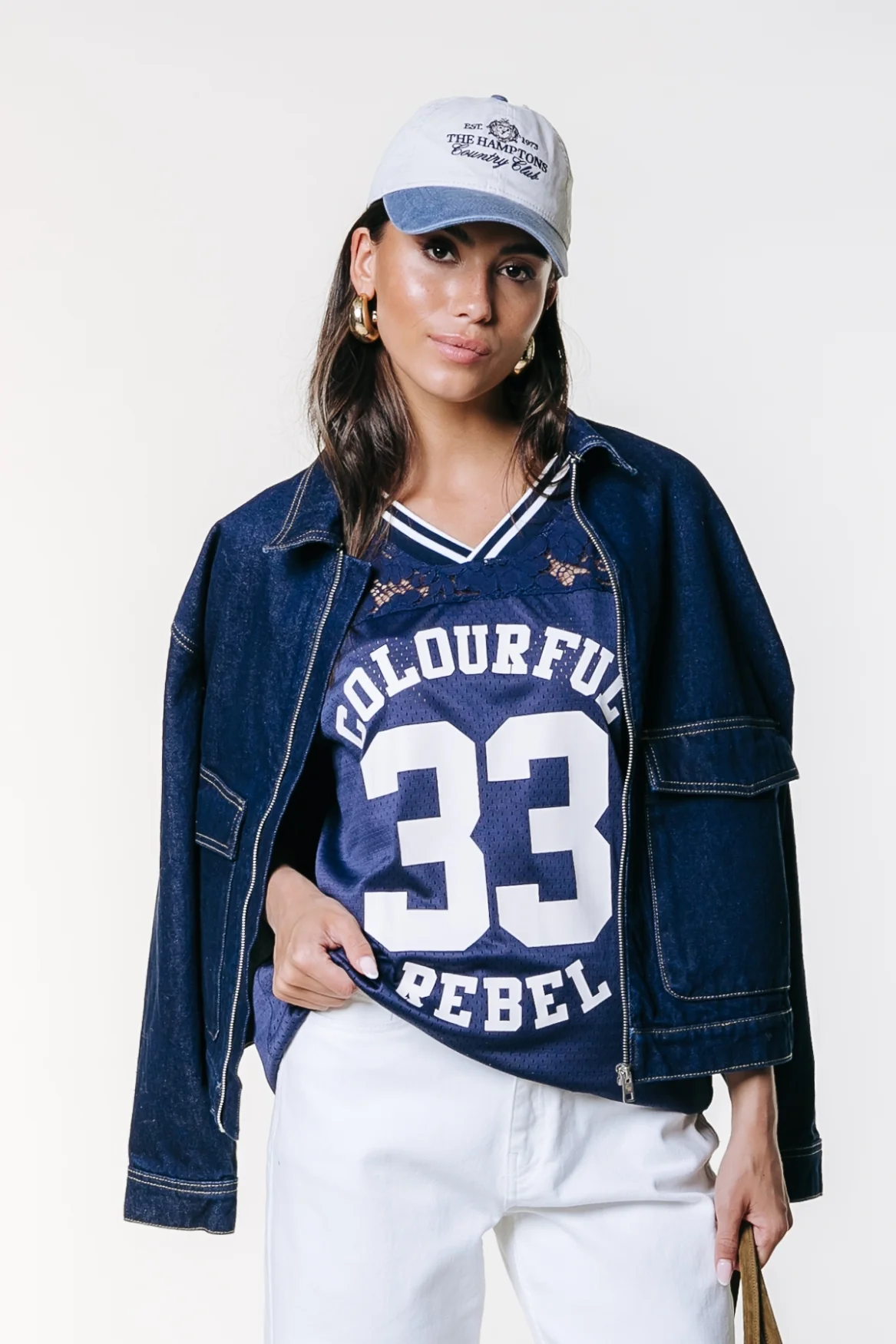 Tayla 33 Football T-shirt | Deep blue - Image 3