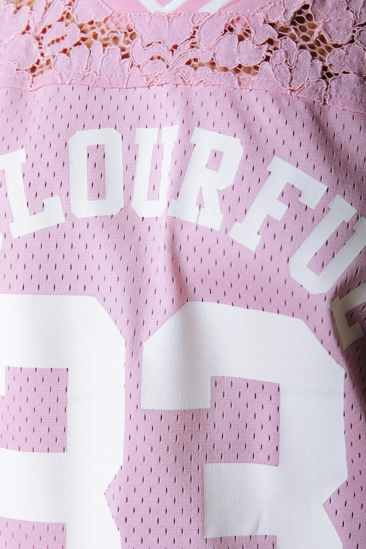 Tayla 33 Football T-shirt | Light pink - Image 6