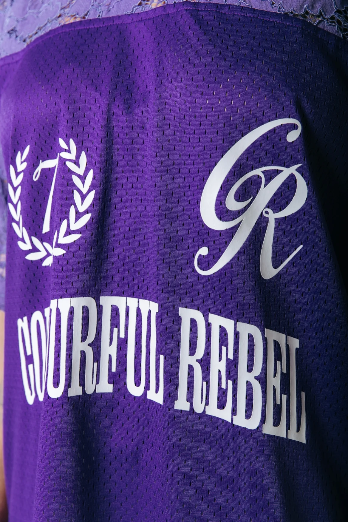 Tayla 37 Football T-shirt | Dark Lavender - Image 4