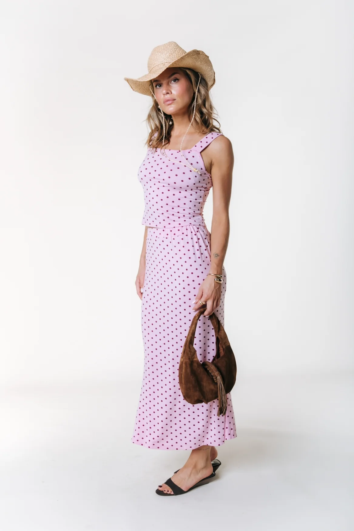 Tess Dots Top | Light pink - Image 2