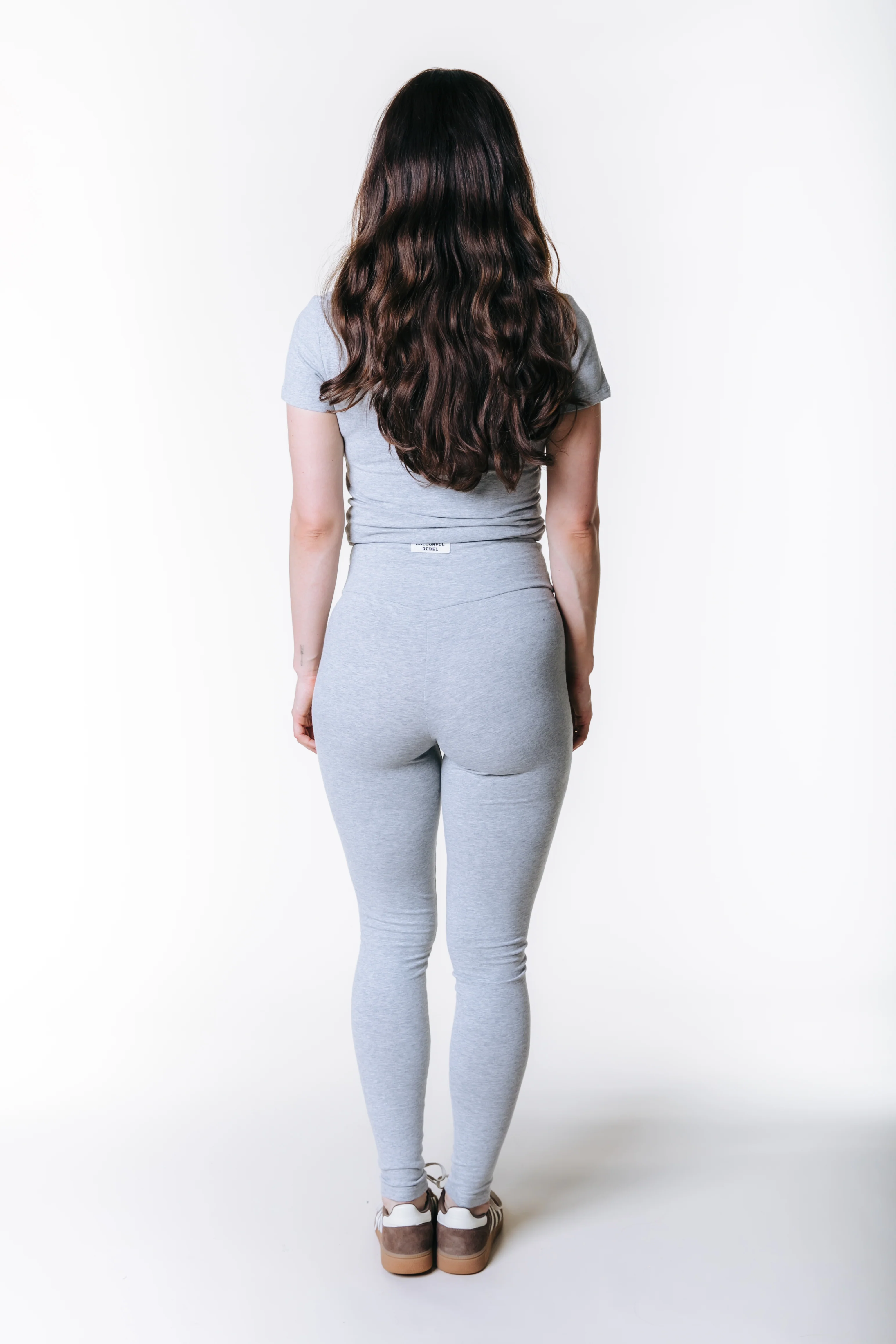 Fitted Pants | Medium grey melange - Image 3