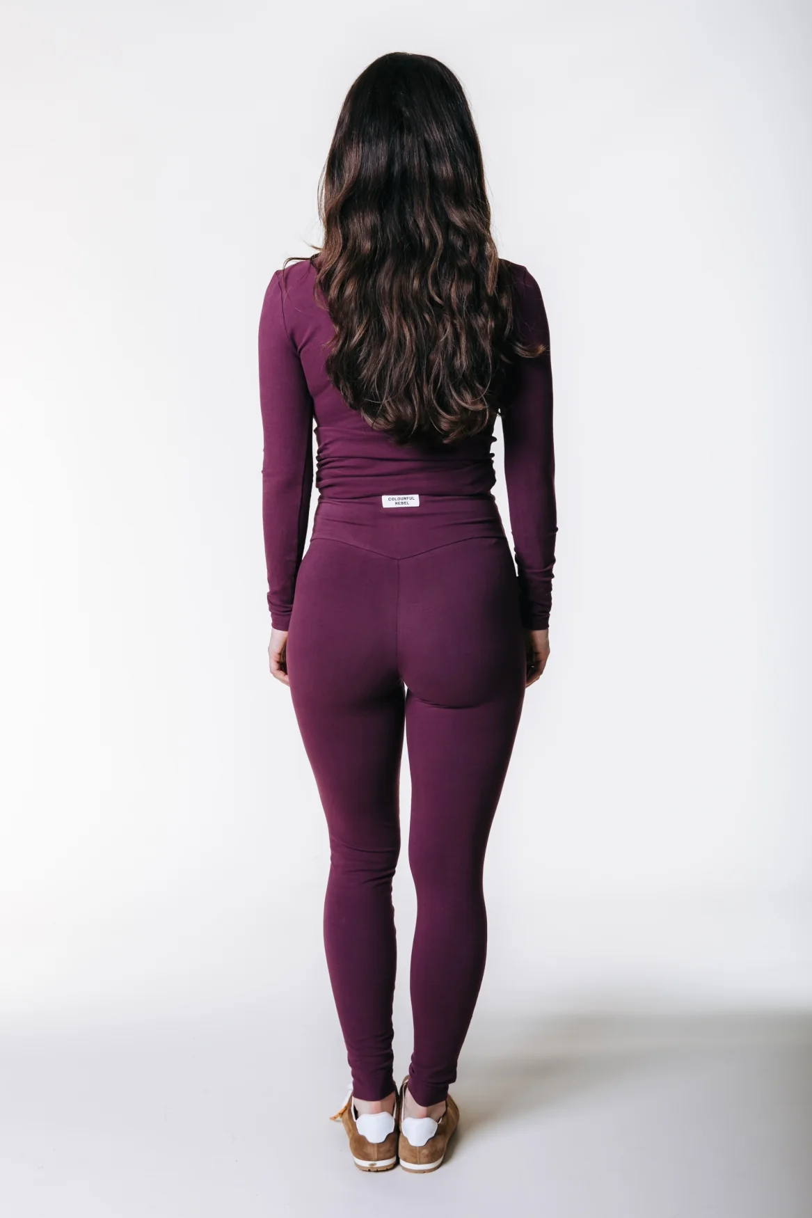 Fitted Pants | Merlot Red - Image 4